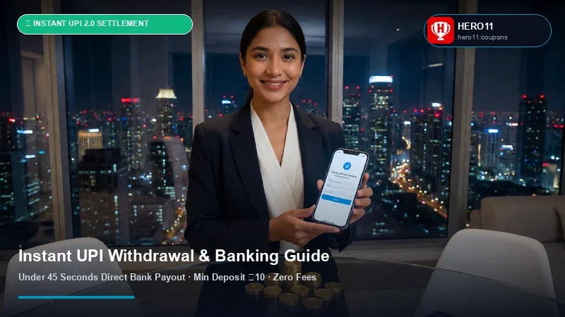 Hero11 Instant UPI Withdrawal & ₹100 INR Deposit Tutorial